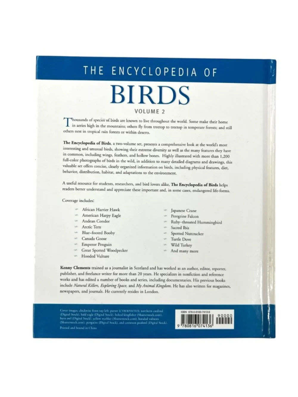 Encyclopedia Of Birds Volume 2 Hardcover Reference Book Kenny Clements New